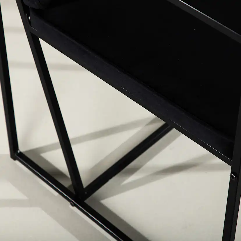 Matstol Venture Home Richmond Svart Sammetsklädd Stol 2 st