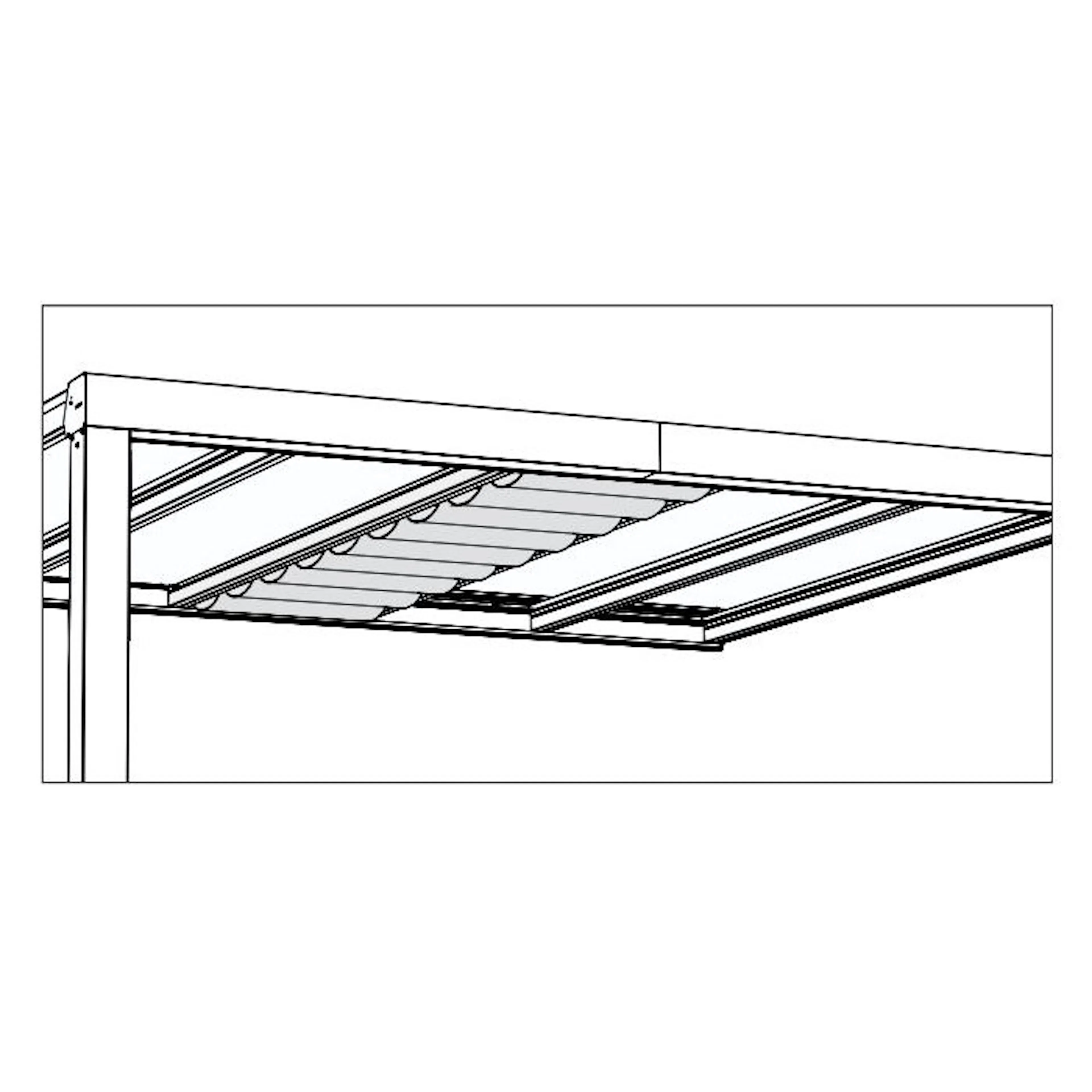Gardinsetförlägning Canopia by Palram Stockholm