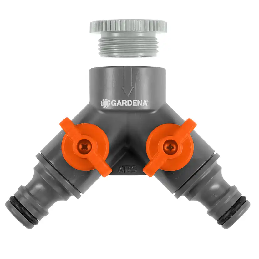 2-vägskran Gardena Inkl. Adapter