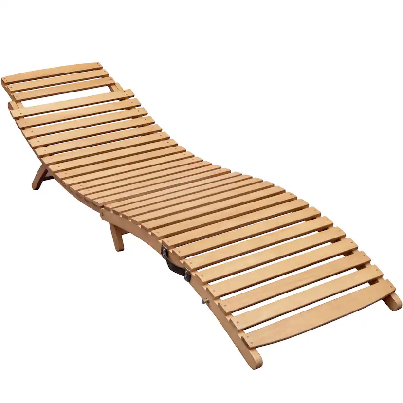 Solsäng Lyfco Forsvik Utomhus i Eukalyptus Trä med Dyna