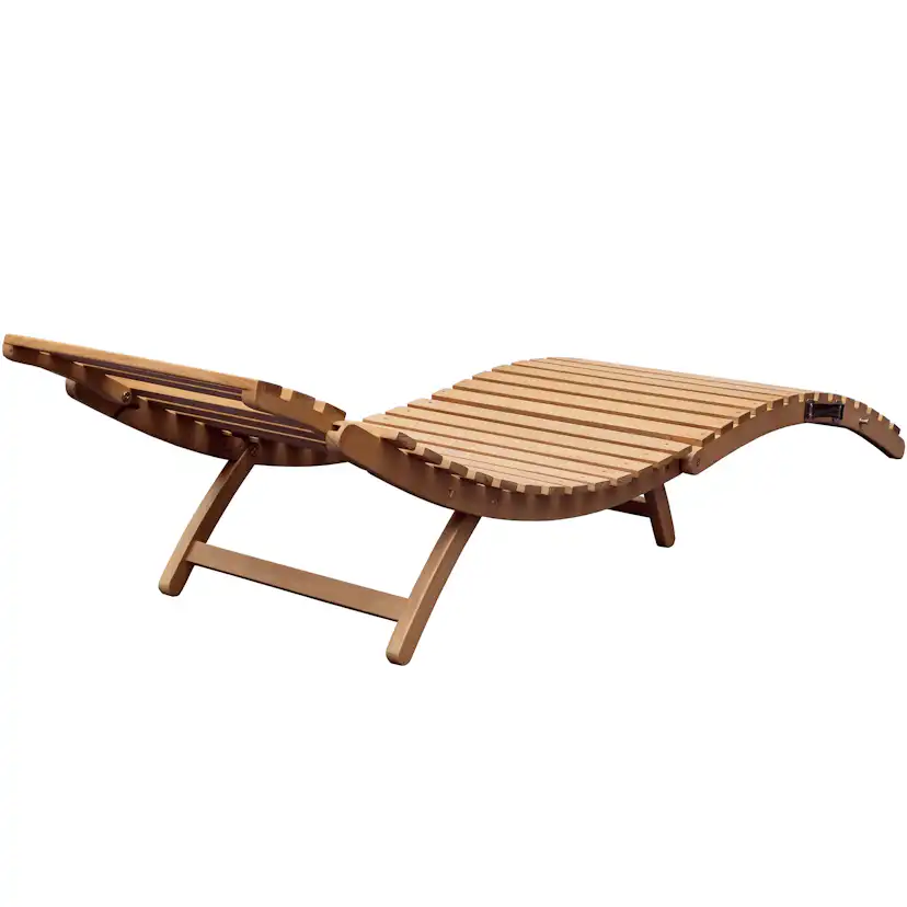 Solsäng Lyfco Forsvik Utomhus i Eukalyptus Trä med Dyna