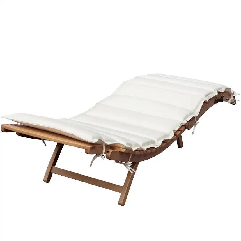 Solsäng Lyfco Forsvik Utomhus i Eukalyptus Trä med Dyna