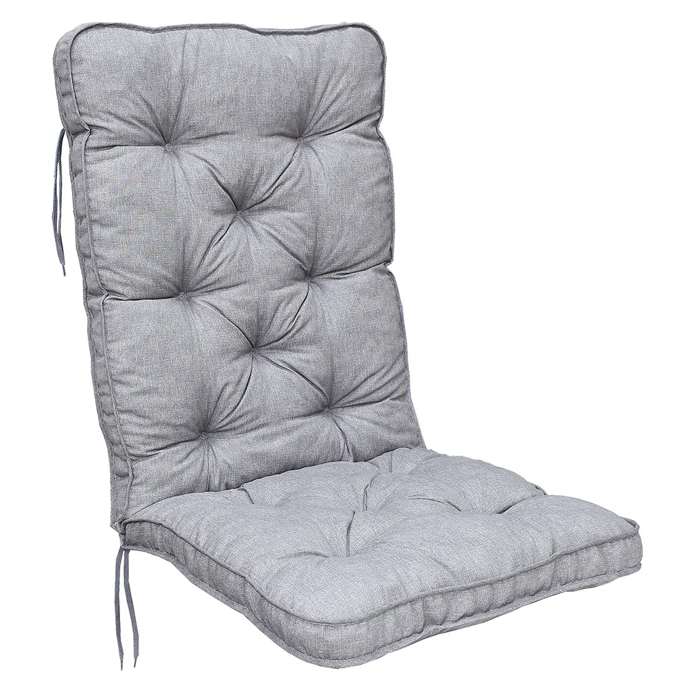 Sittdyna Baltic Garden Malmö Dynset till Trädgårdsfåtölj med Hög Rygg Grå