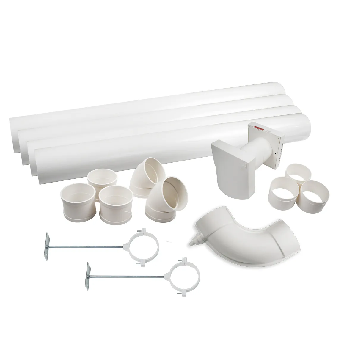 Ventilationssats Separett Nova Ø110 mm vit