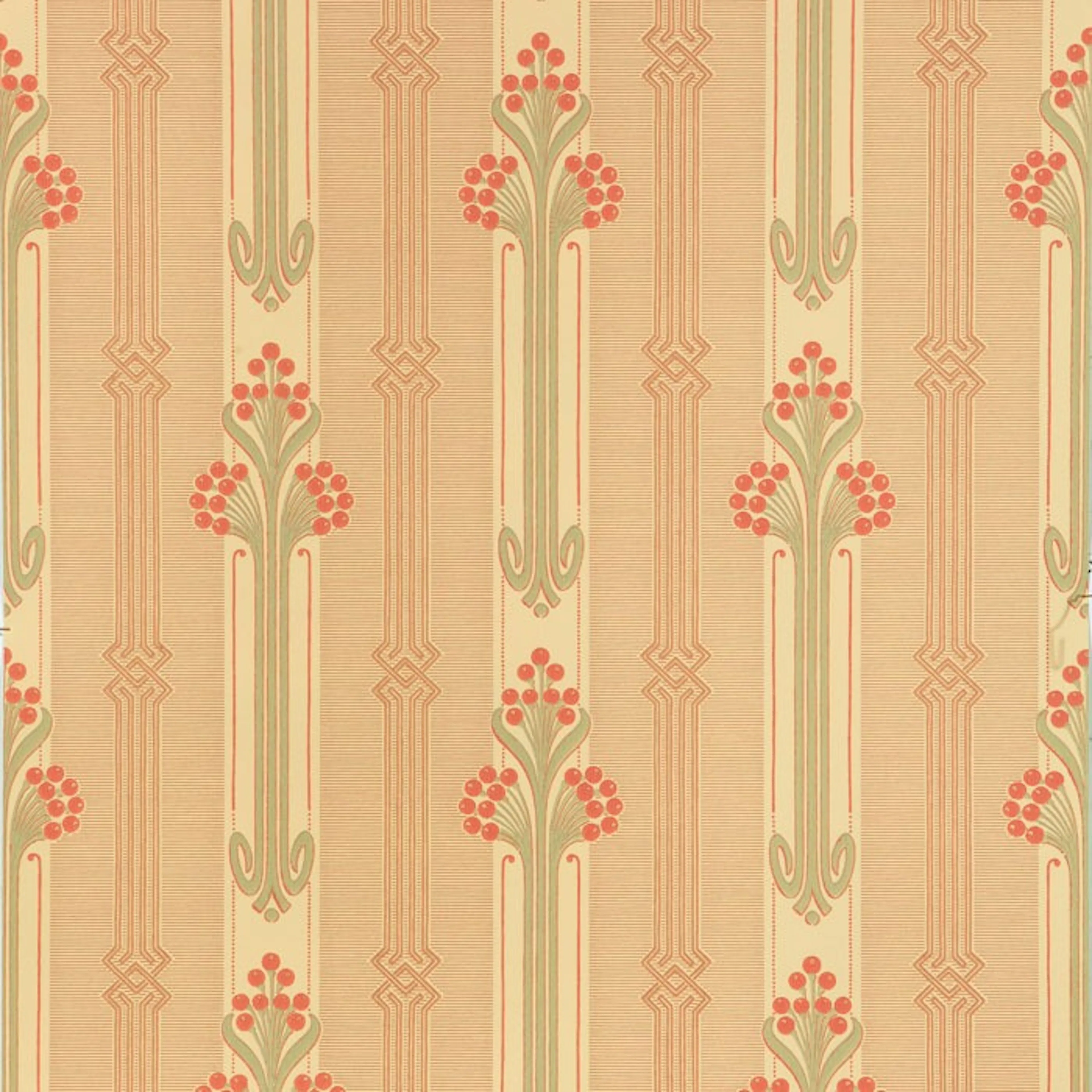 Tapet Duro Nergården Classic Paper - Mönstrad Tapet med Historisk Charm