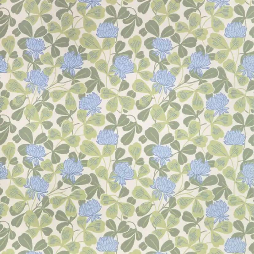 Mönstrad Tapet Duro Klöver Classic Gammalsvenska Papper