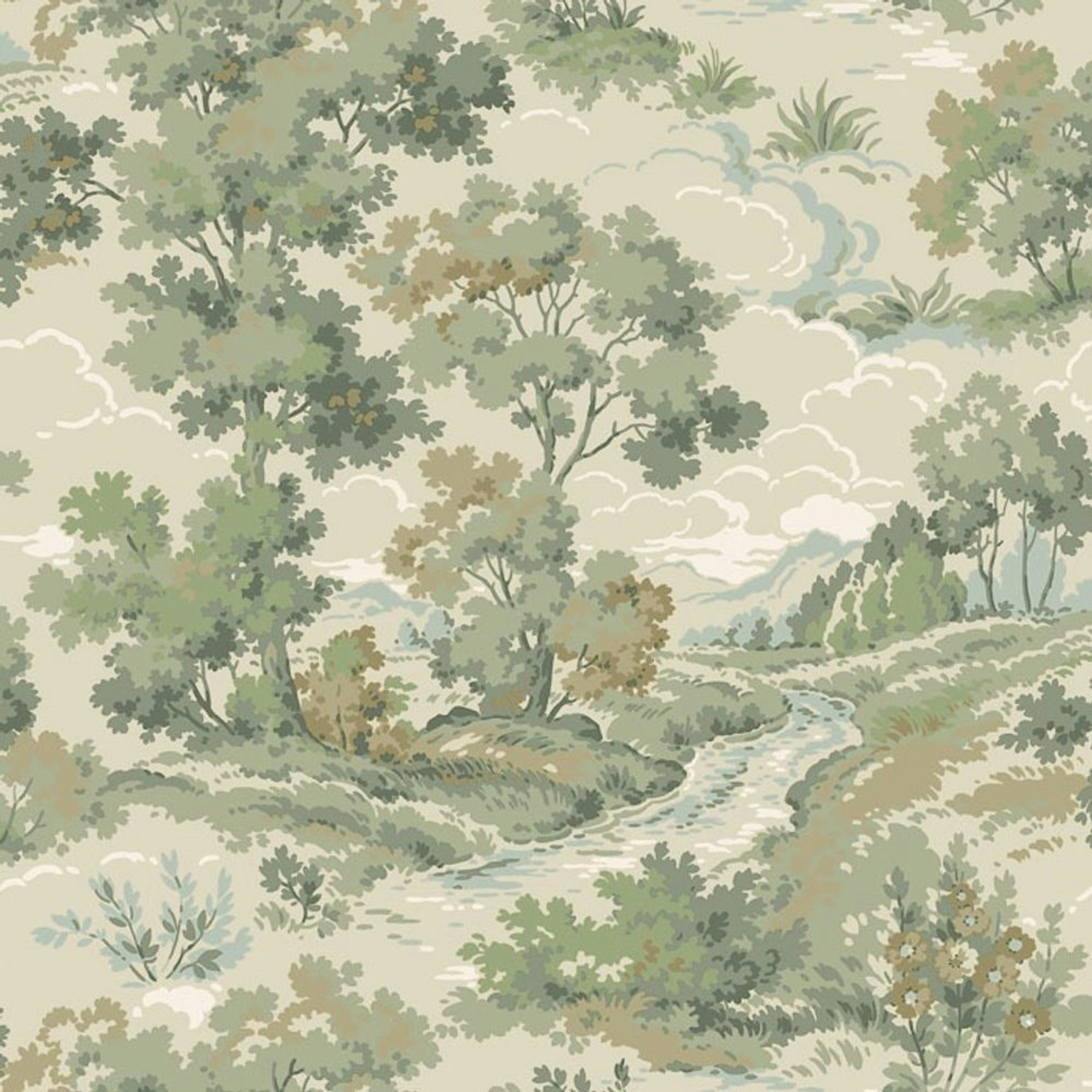 Tapet Duro Boulognerskogen Gammalsvenska Papper Mönstrad Tapet Classic
