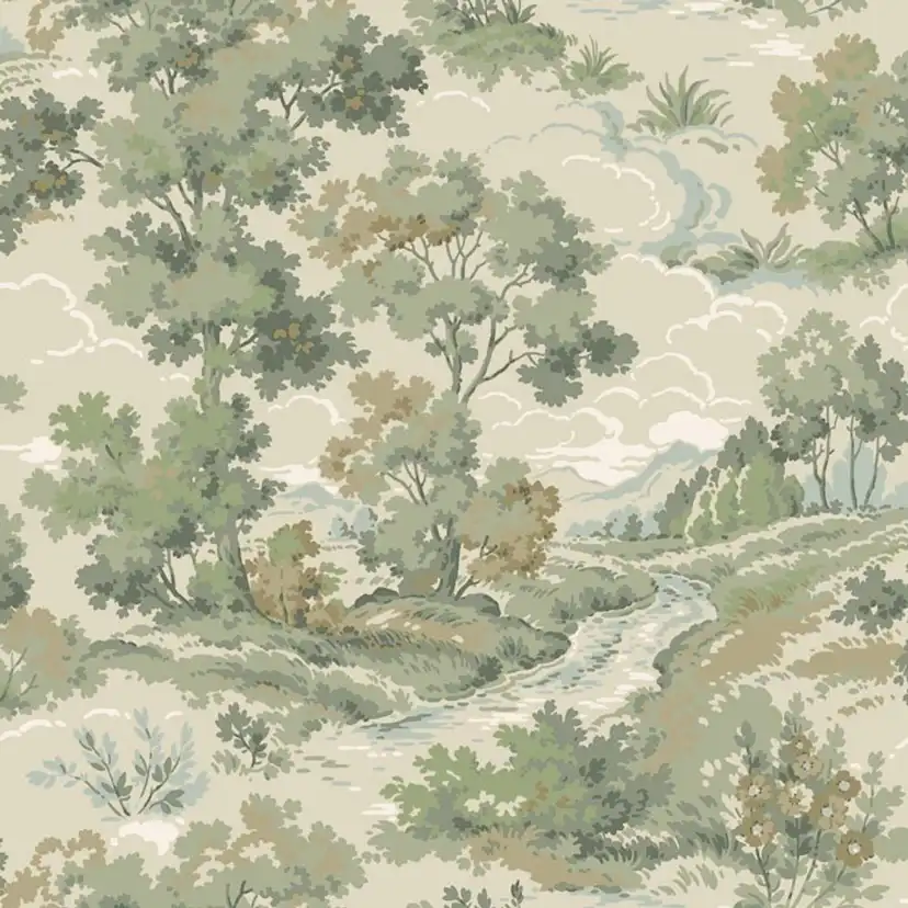 Tapet Duro Boulognerskogen Gammalsvenska Papper Mönstrad Tapet Classic