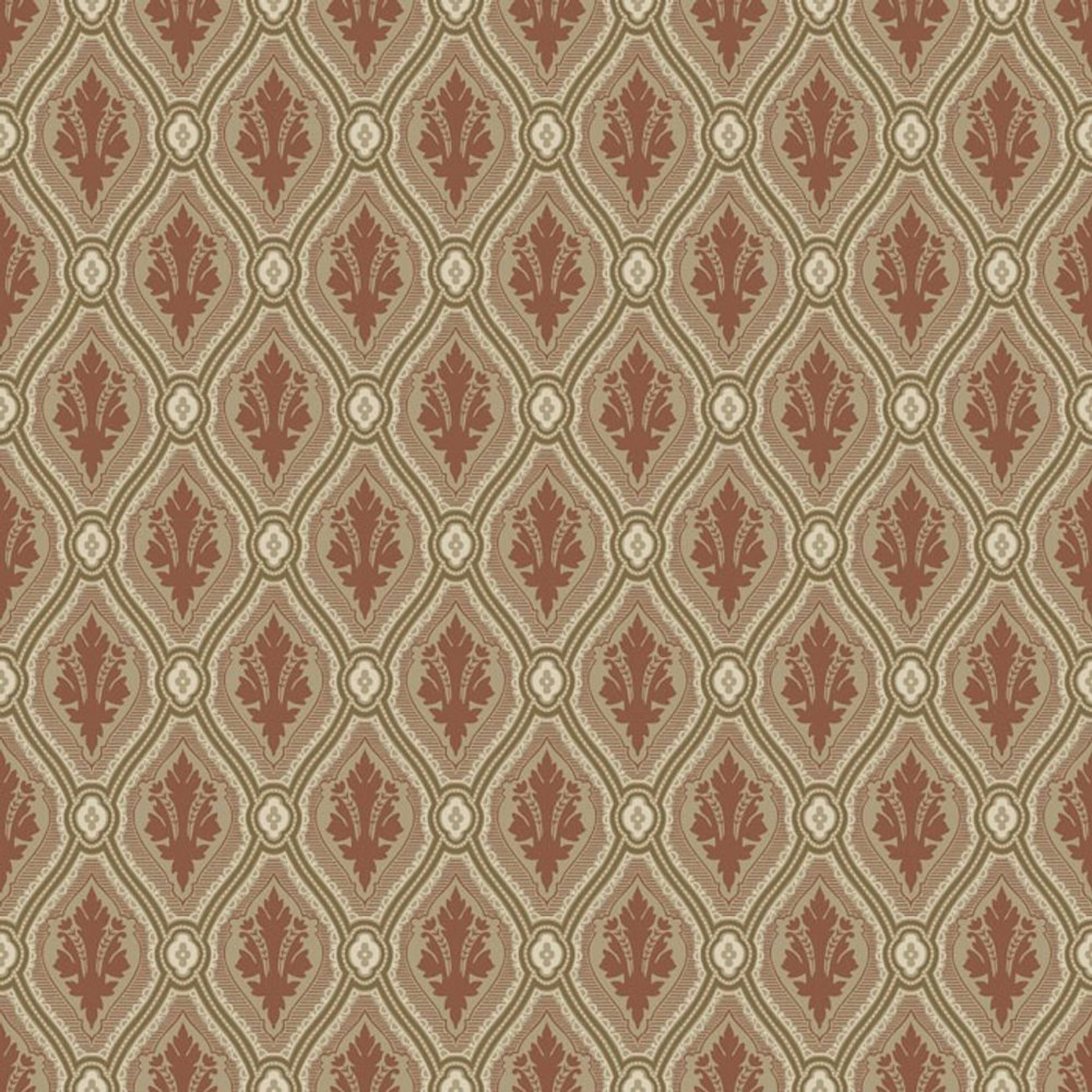 Tapet Duro August Classic Paper - Mönstrad Tapet i Gammalsvenska Papper