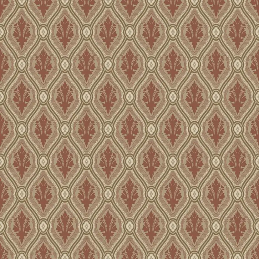 Tapet Duro August Classic Paper - Mönstrad Tapet i Gammalsvenska Papper
