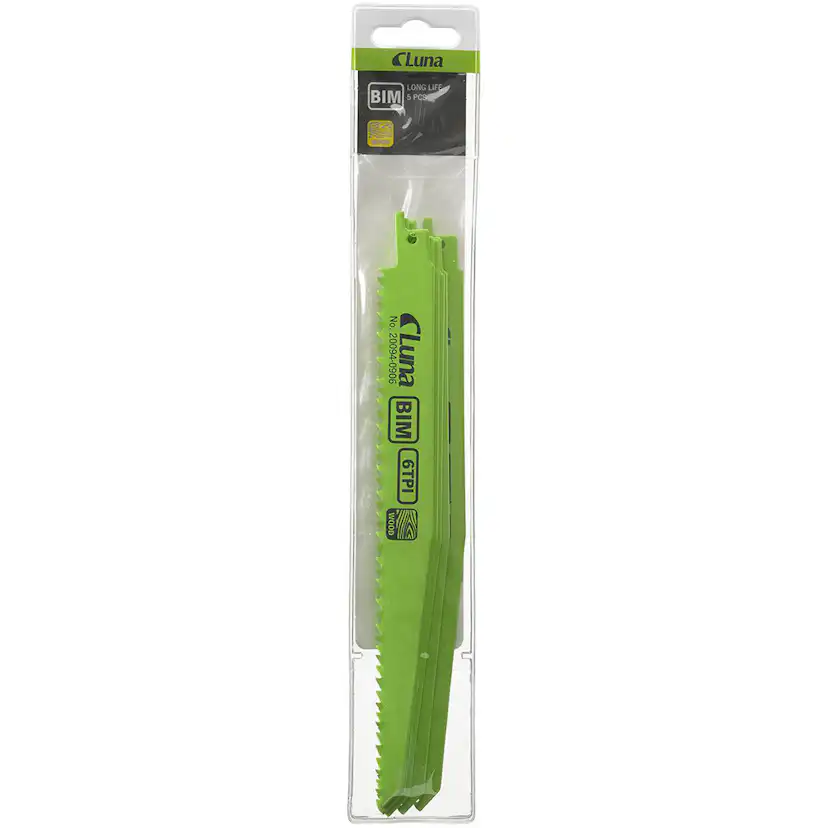 Tigersågblad Luna Tools 6T av Bi-metall För Trä och metall T225