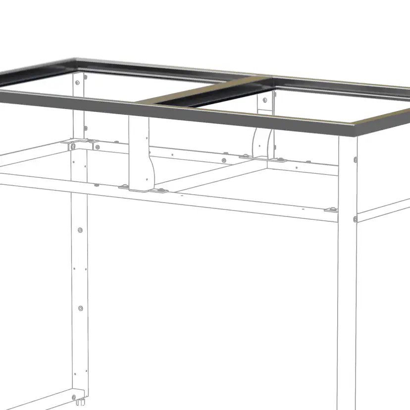 Ram Skotte Kitchen 2H Rostfri Till Utekök