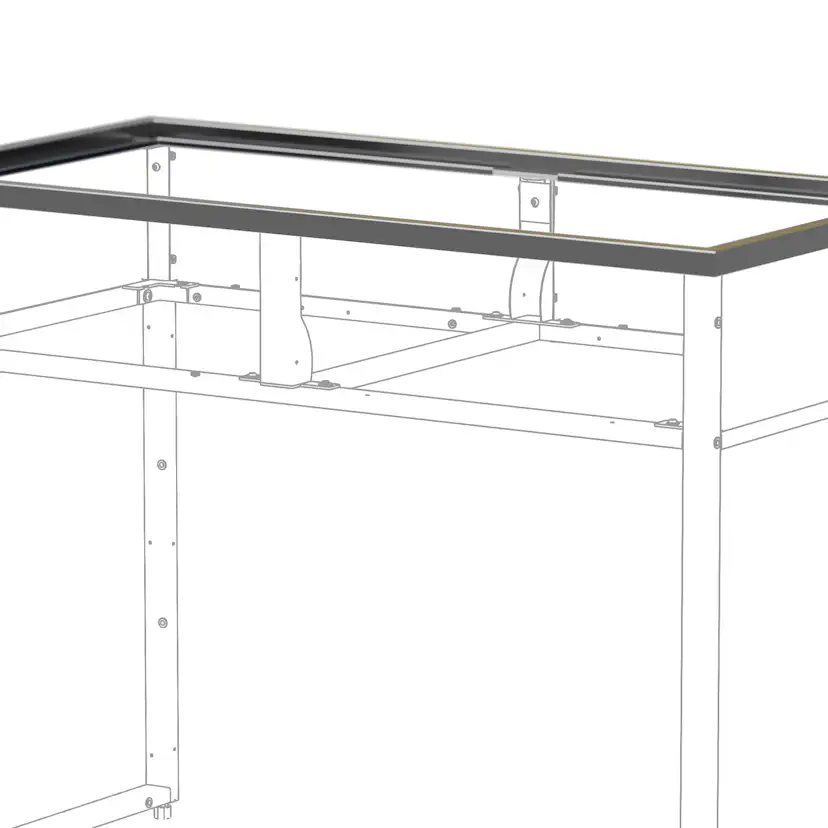 Ram Skotte Kitchen 1H Rostfri Till Utekök