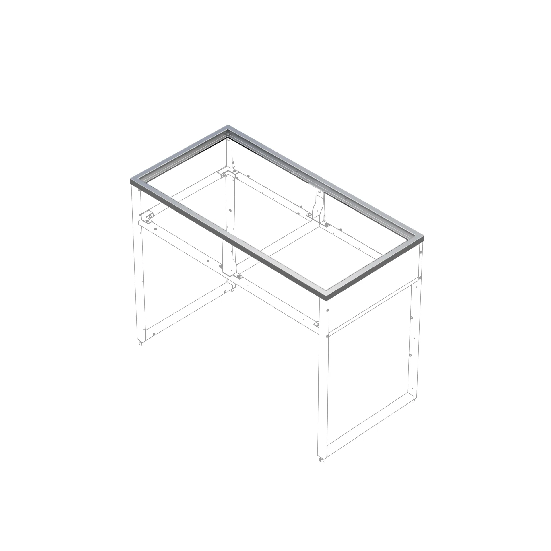 Ram Skotte Kitchen 1H Rostfri Till Utekök