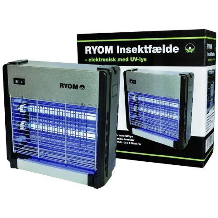 Myggfångare Ryom Effektiv 75m2 UV-Ljus Aluminium/Plast