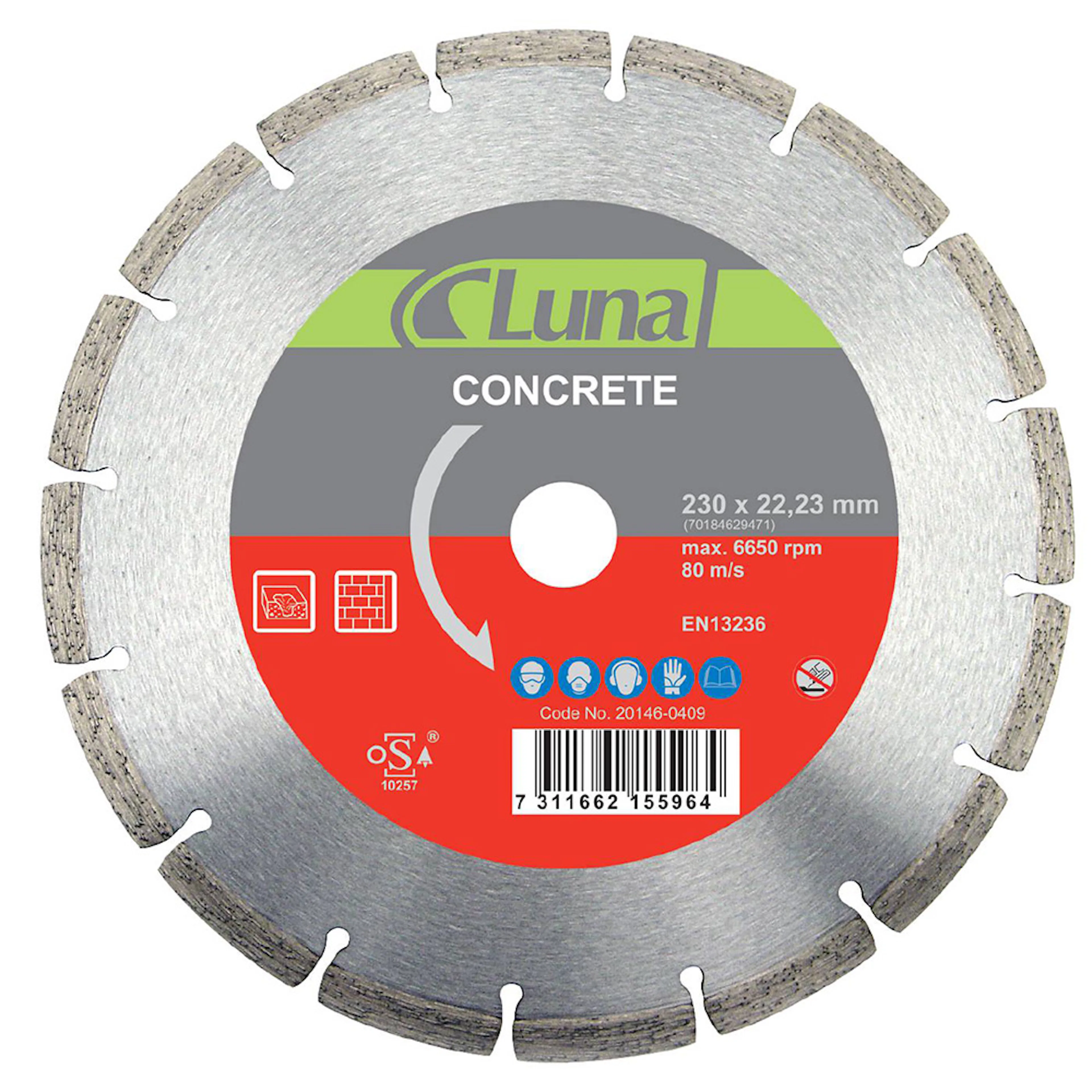 Diamantklinga Luna Tools Concrete