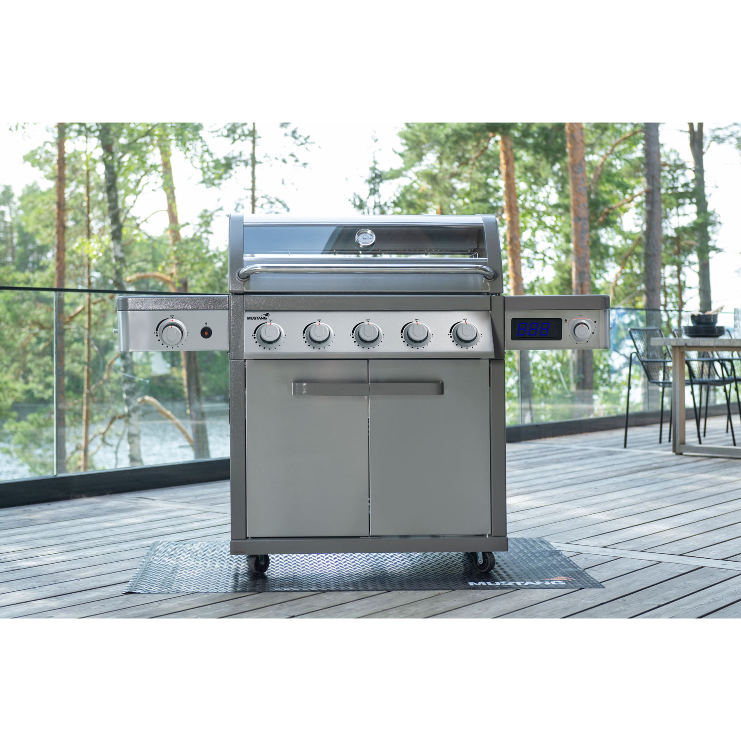 Gasolgrill Mustang Charleston 5+1