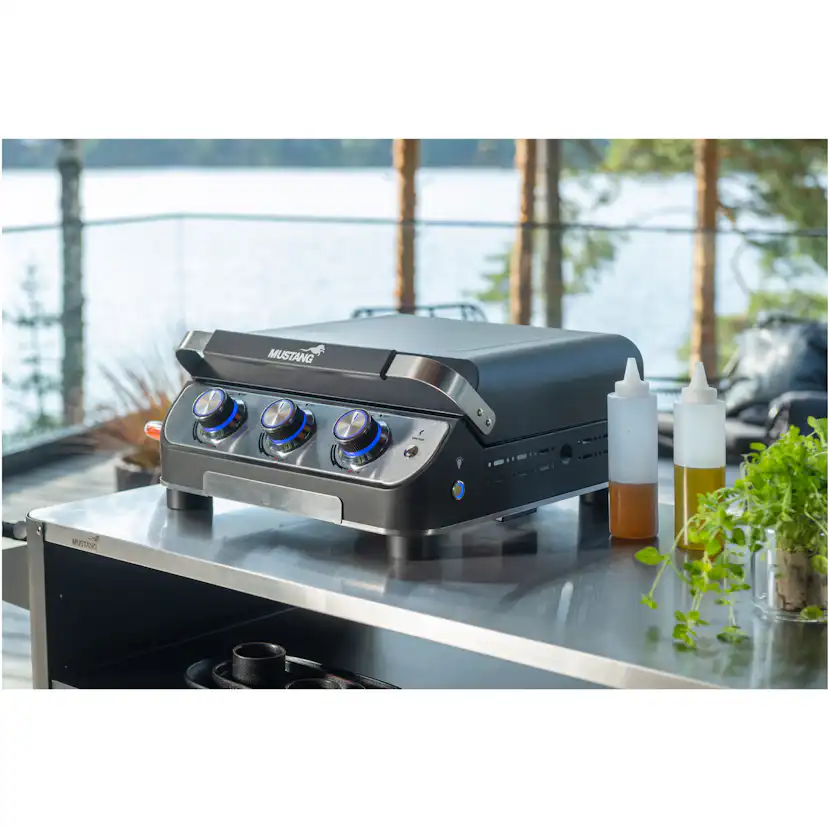 Gasolgrill Mustang Plate 3