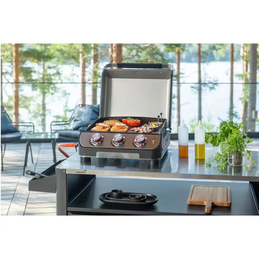 Gasolgrill Mustang Plate 3