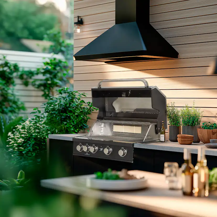 Inbyggnadsgrill Mustang Black Pearl 4