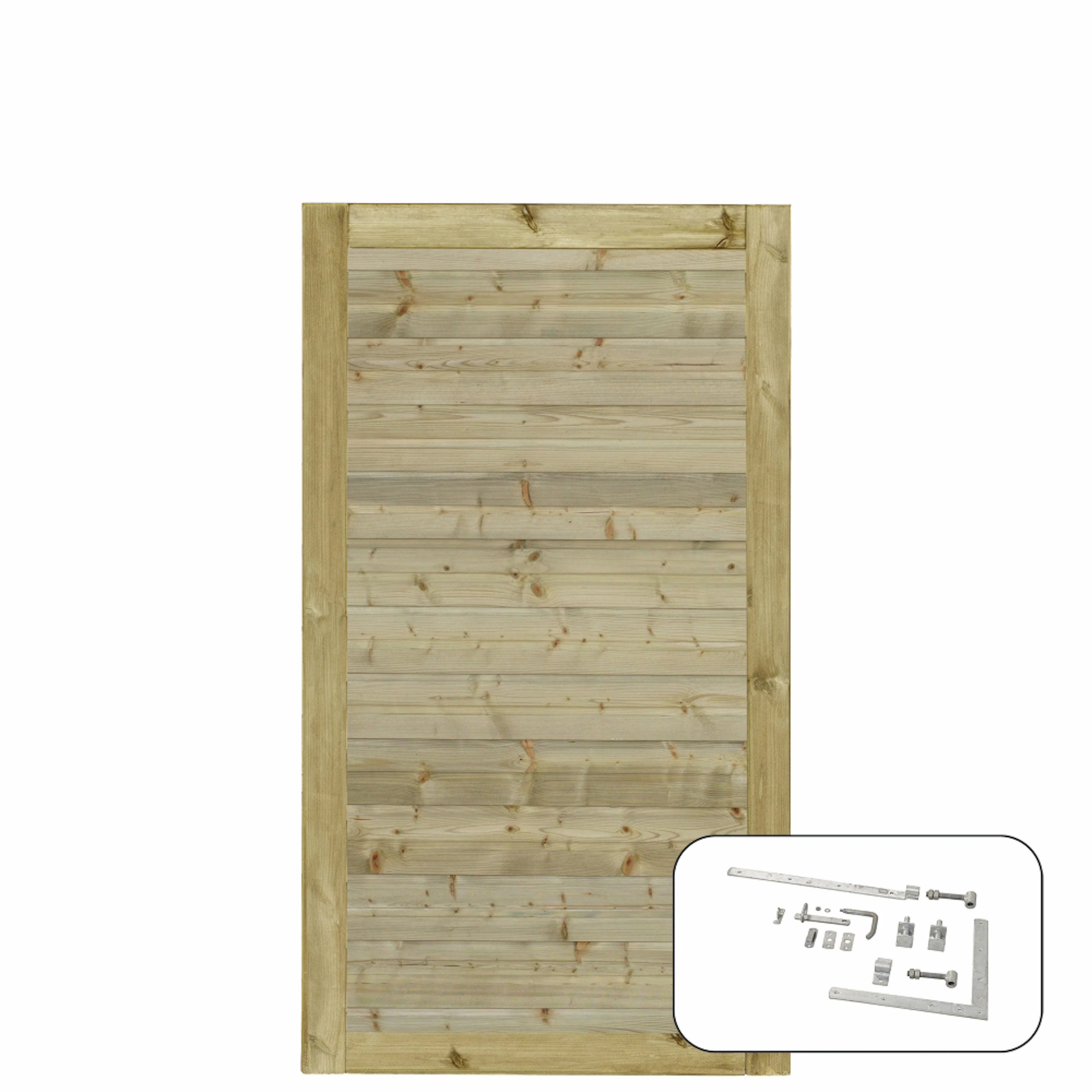 Plank Profilstaket PLUS med Glas 174 x 163 cm