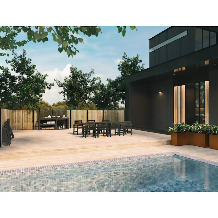 Beslag till Staket Jabo Donsö Justerbart