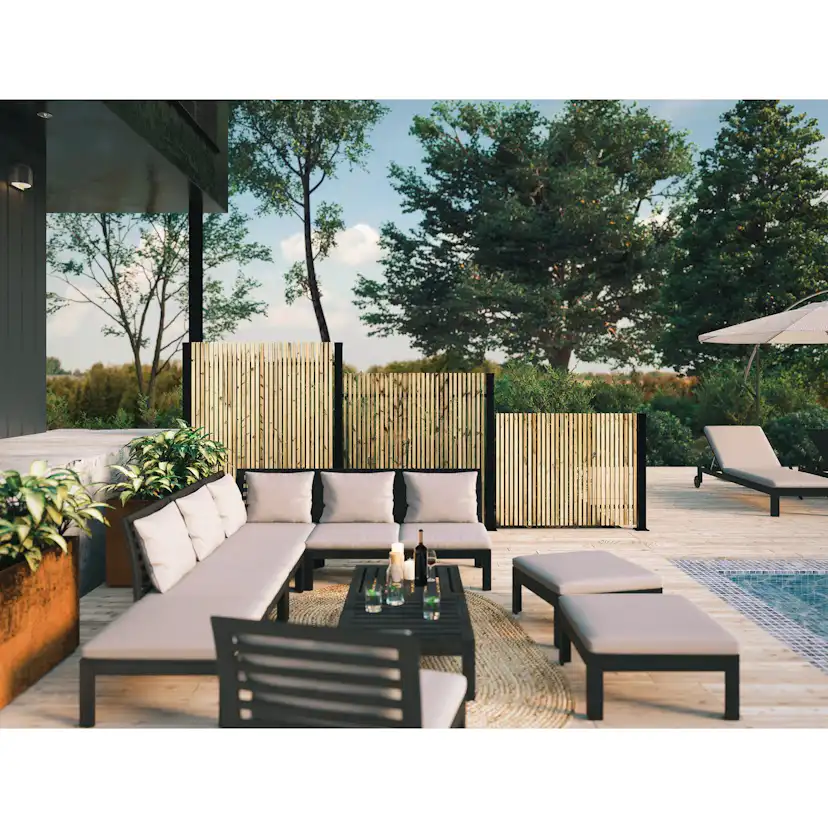 Beslag till Staket Jabo Donsö Justerbart