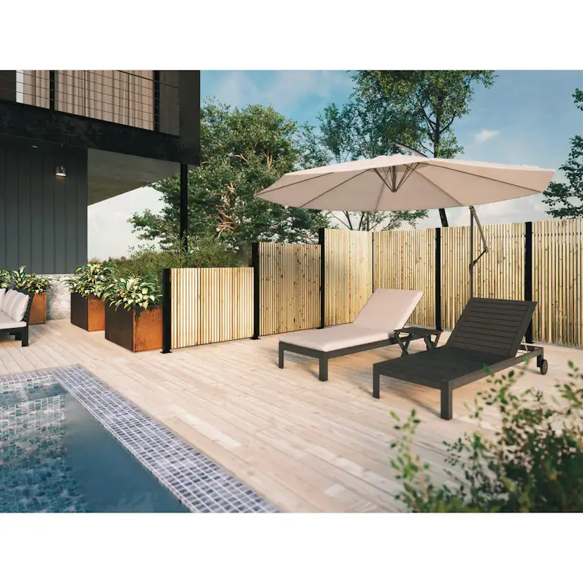 Beslag till Staket Jabo Donsö Justerbart