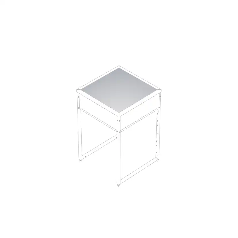 Täckskiva Skotte Kitchen 552 Rostfri För En Enhet Till Utekök