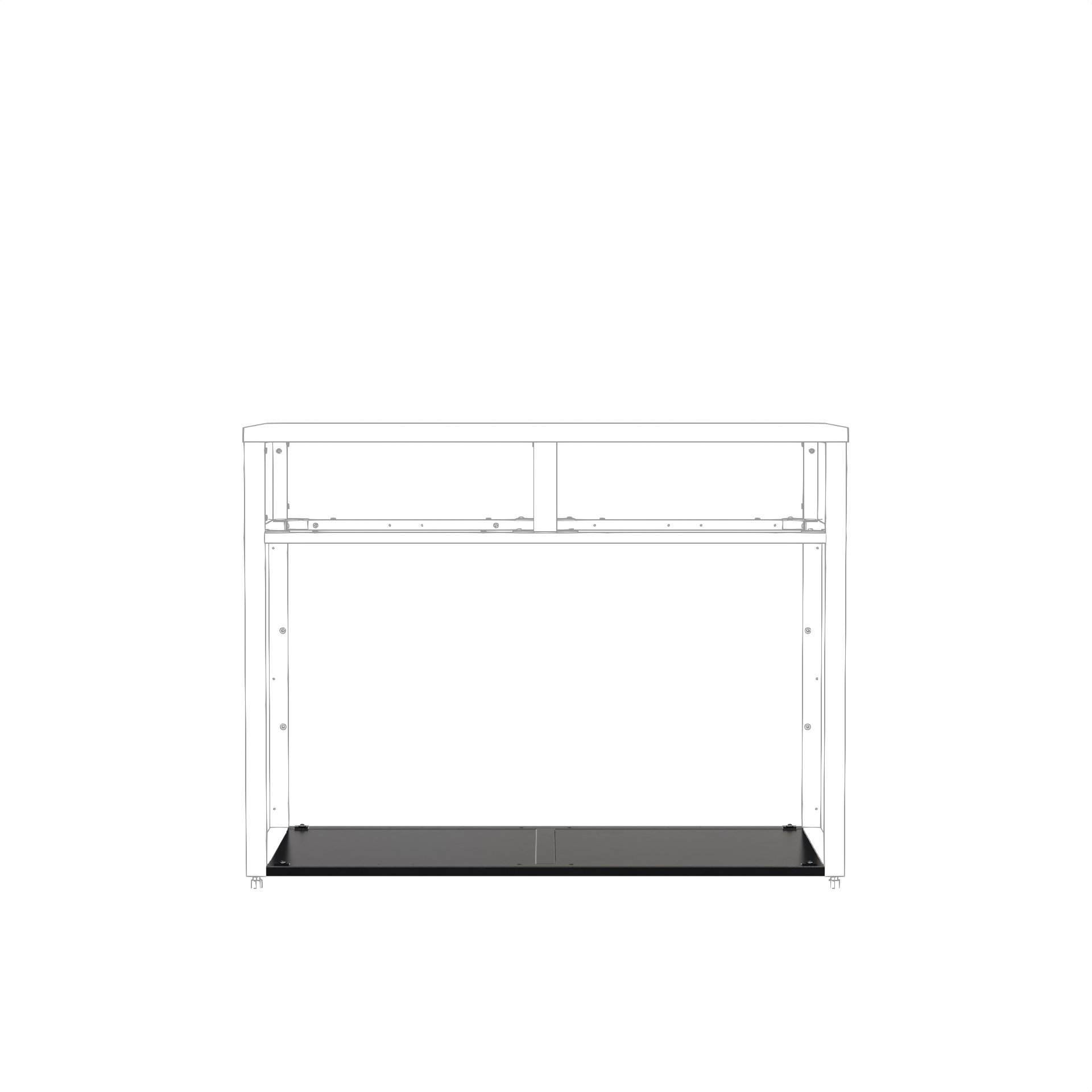 Bottenplatta Skotte Kitchen 1208  Svart Till Utekök