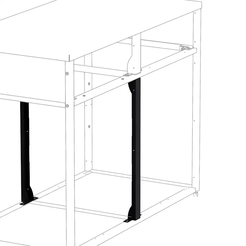 Mellanstag Skotte Kitchen 1208 650 mm Till Utekök