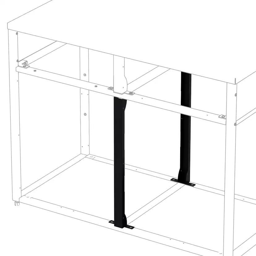 Mellanstag Skotte Kitchen 1208 650 mm Till Utekök