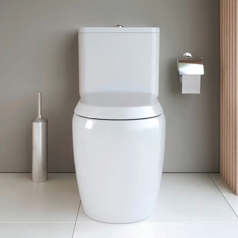 Golvstående toalettstol Duravit Qatego med Mjukstängande Hårdsits