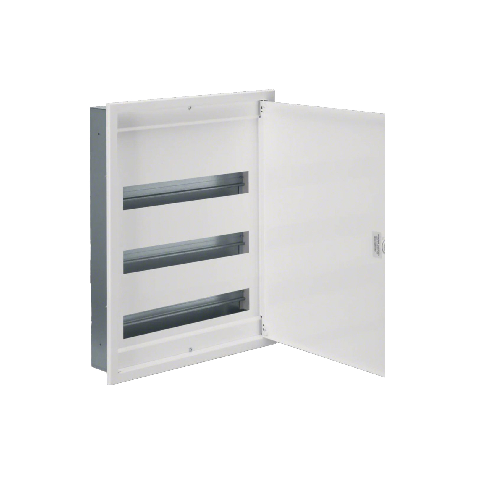 Plåtkapsling Hager Delta med Dörr för Infällnad i Tunnvägg