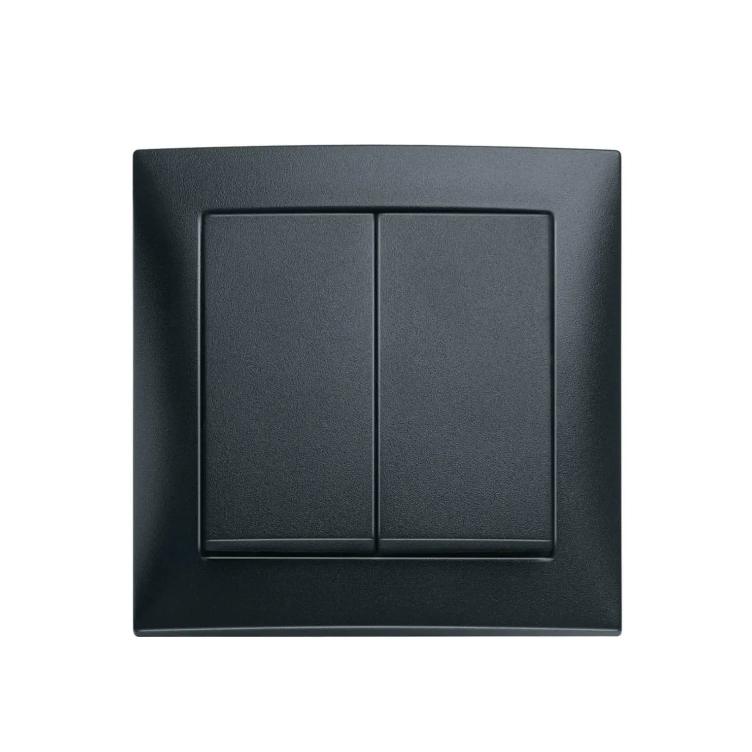 Strömställare Hager Dubbeltrapp Komplett med Ram Insats med Klor Snabbanslutning S.1