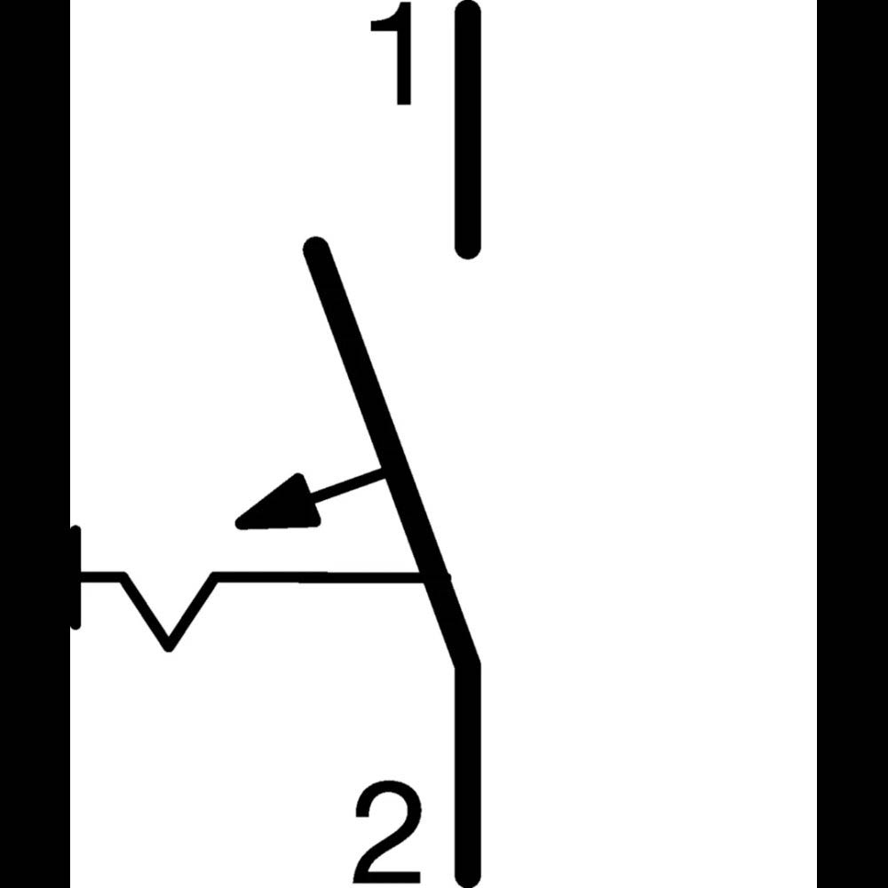 Dvärgbrytare Hager Skruvanslutning 1-polig med B-karakteristik Brytförmåga 6 kA