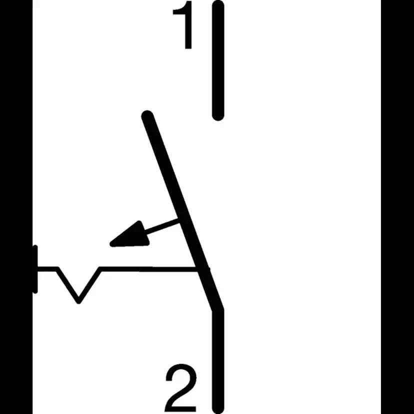 Dvärgbrytare Hager Skruvanslutning 1-polig med B-karakteristik Brytförmåga 6 kA