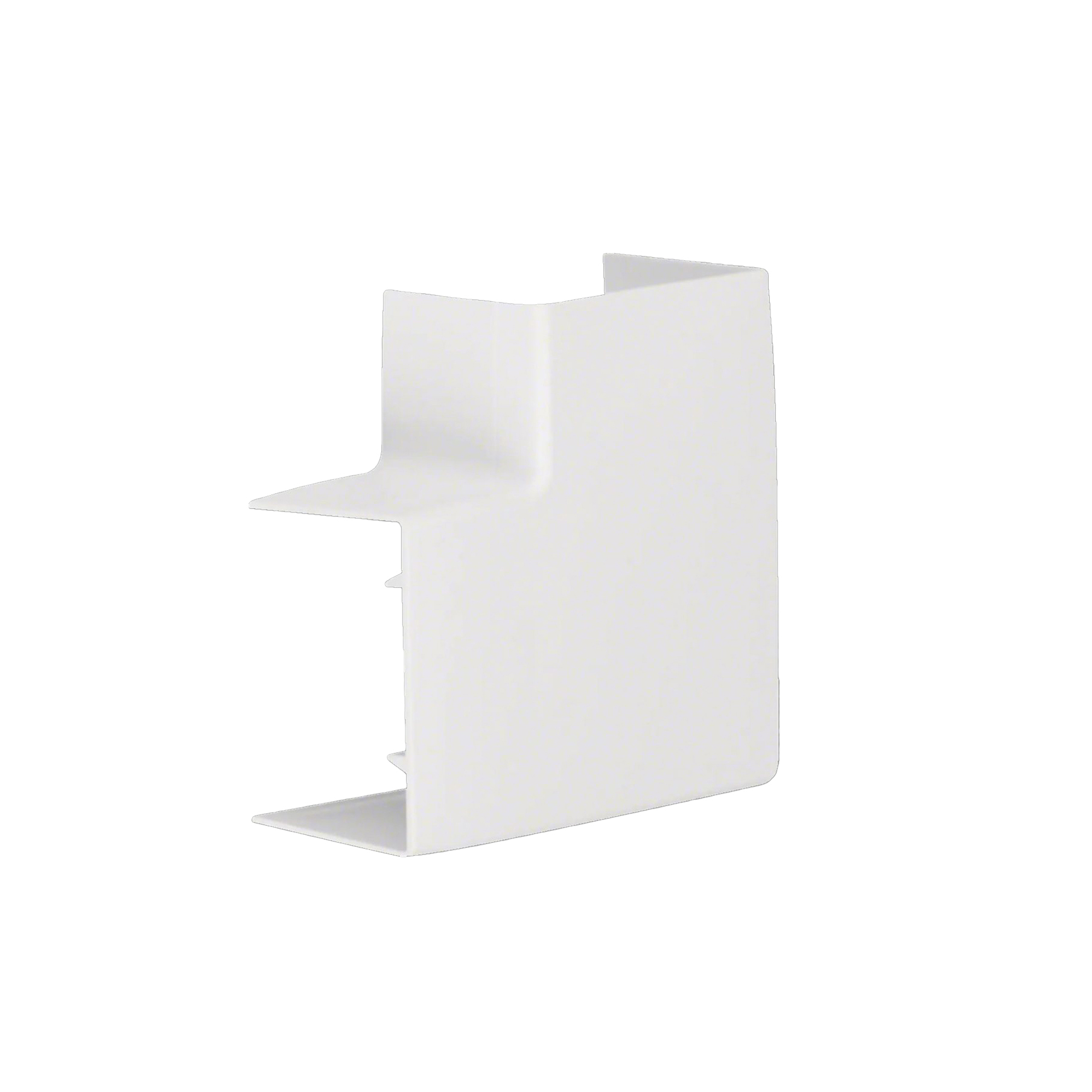 L-Vinkel till Matarkanal Hager Flexibel LF/LFH 40 x 60 mm Halogenfri Vit RAL 9016