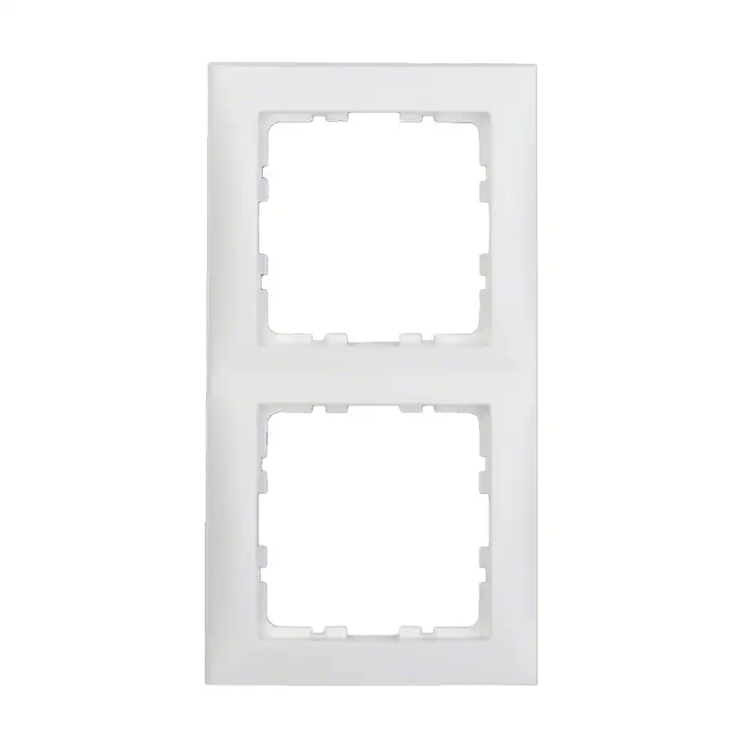 Kombinationsram Hager 2-fack i Plast S.1