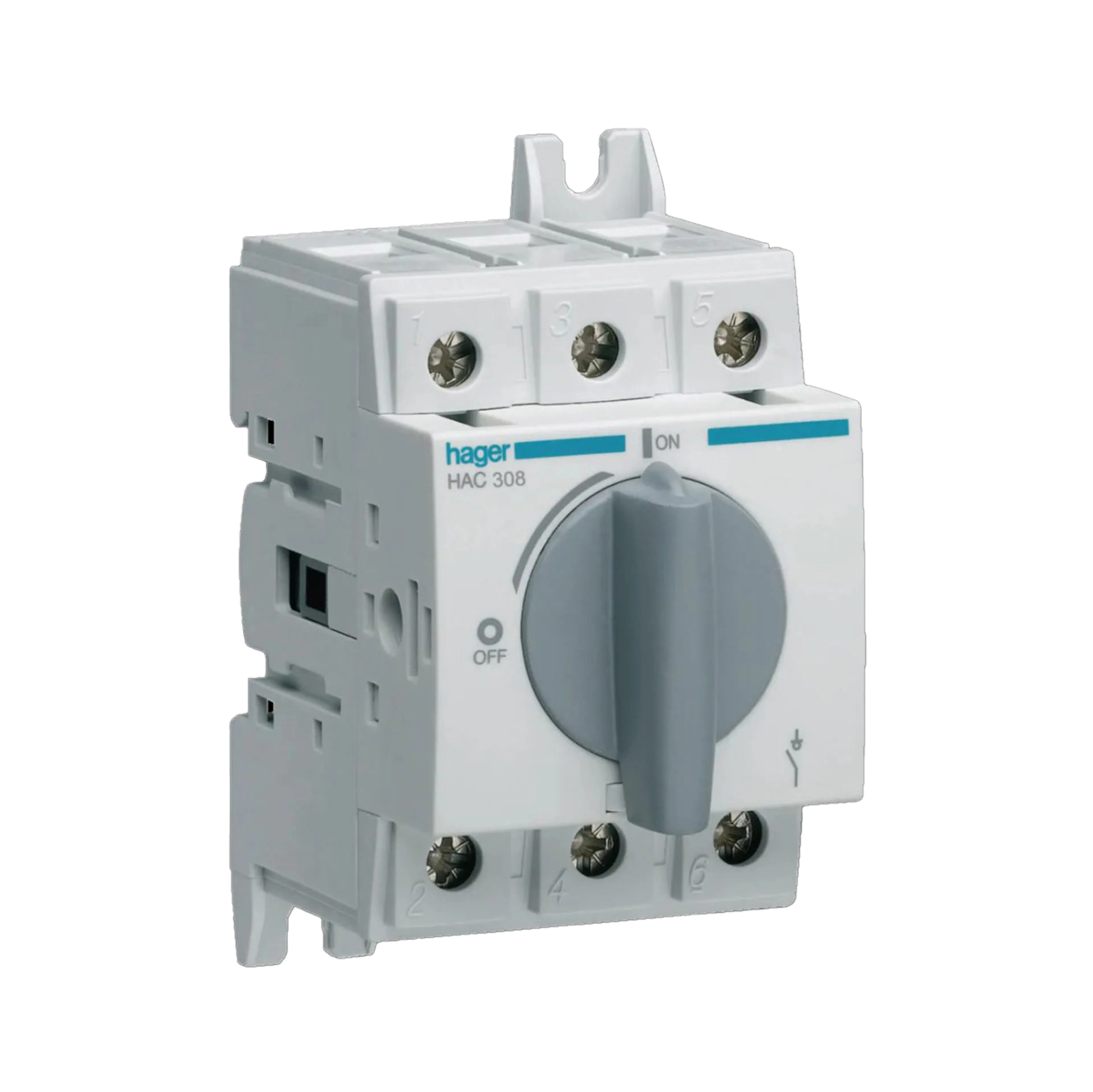 Huvudbrytare Hager 3-polig 80 A