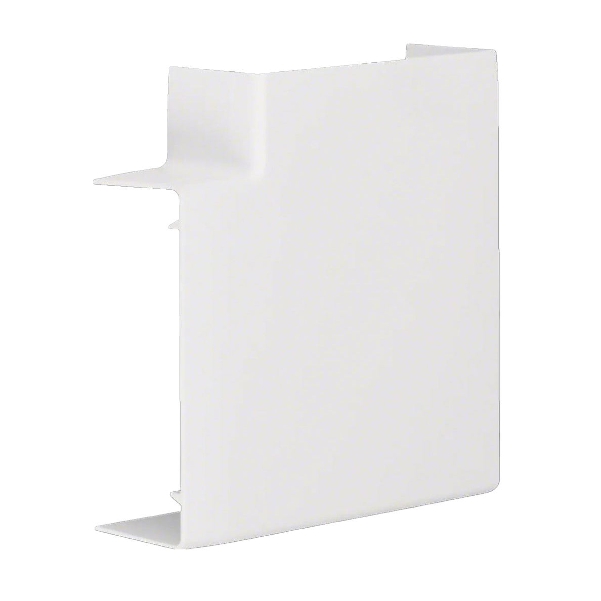 L-Vinkel till Matarkanal Hager Flexibel LF/LFH 40 x 110 mm Halogenfri Vit RAL 9016