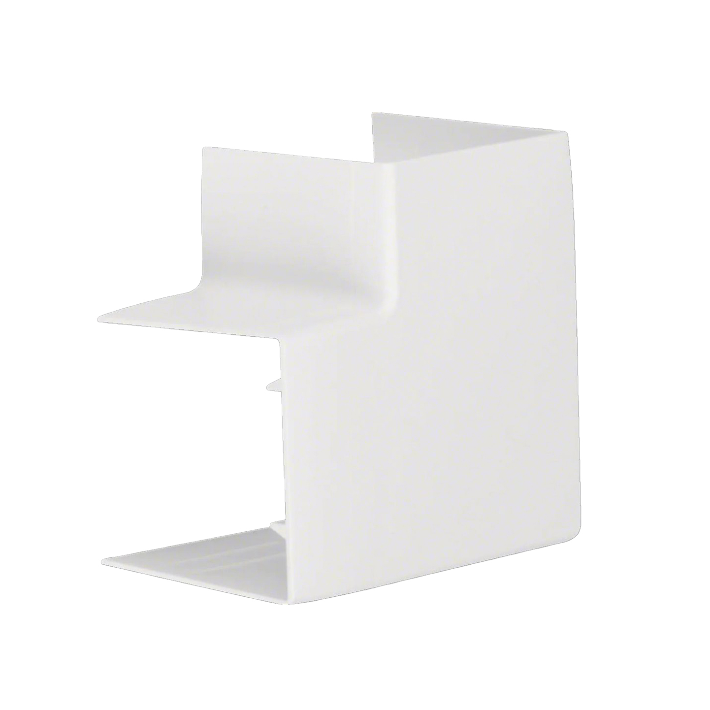 L-Vinkel till Matarkanal Hager Flexibel LF/LFH 60 x 60 mm Halogenfri Vit RAL 9016