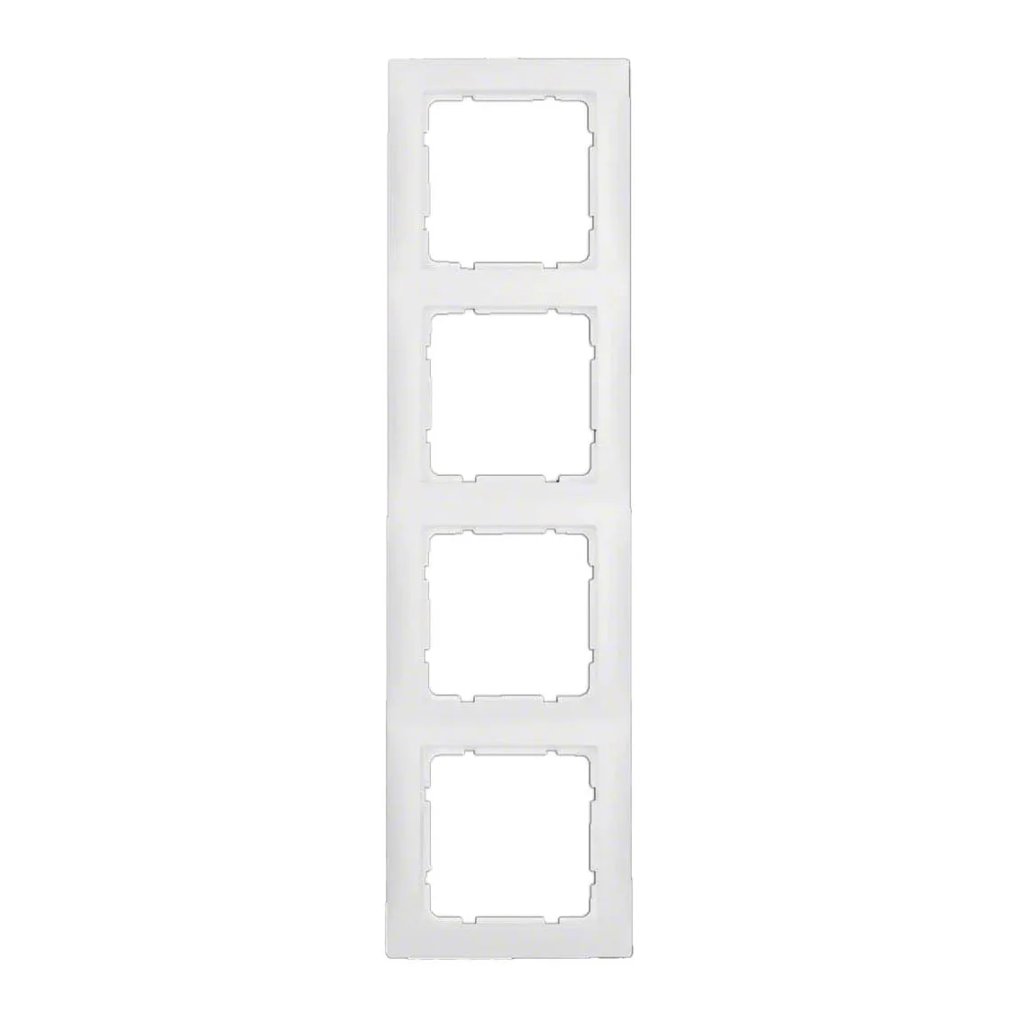 Kombinationsram Hager 4-fack i Plast S.1