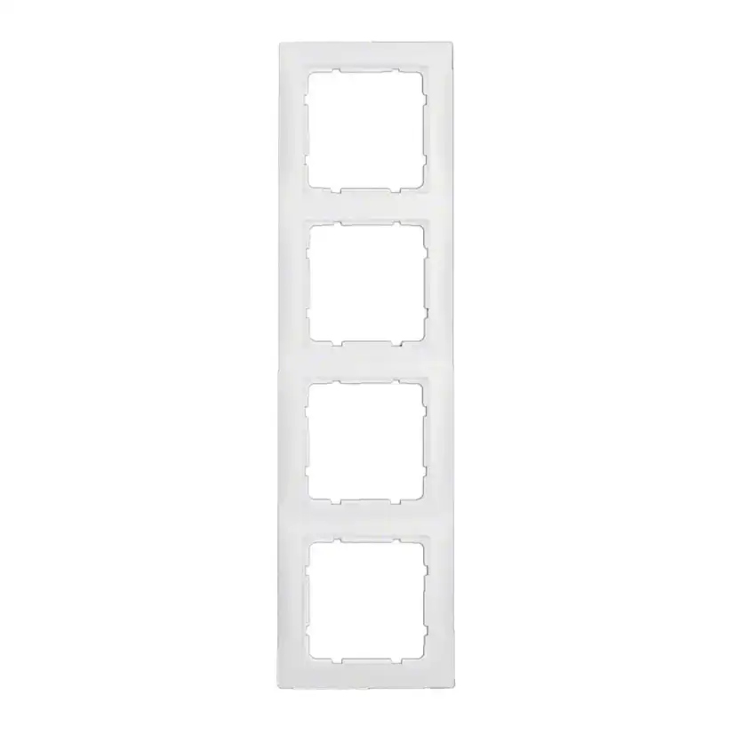 Kombinationsram Hager 4-fack i Plast S.1