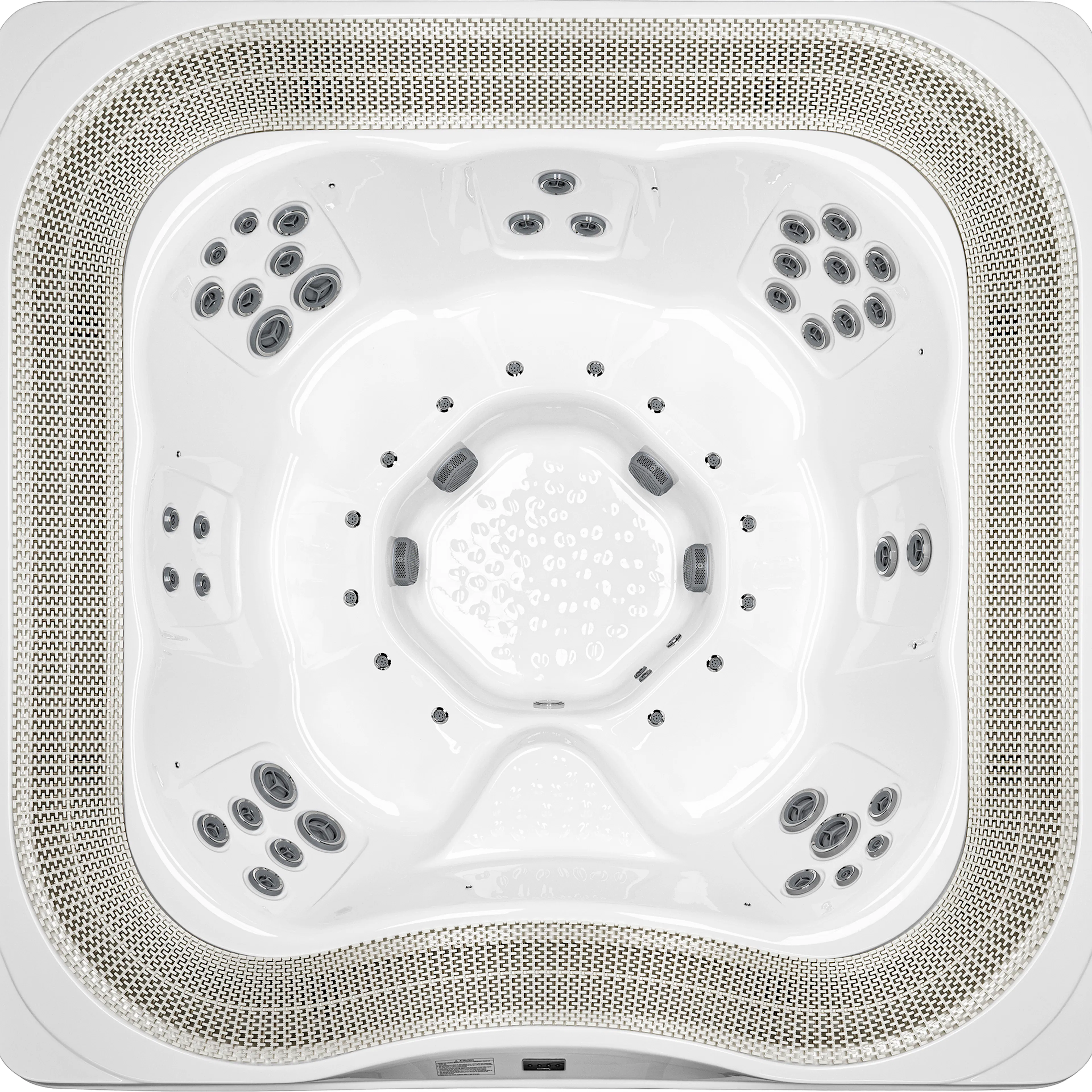 Spabad Swebad Resort Square 52 Jets med Lock