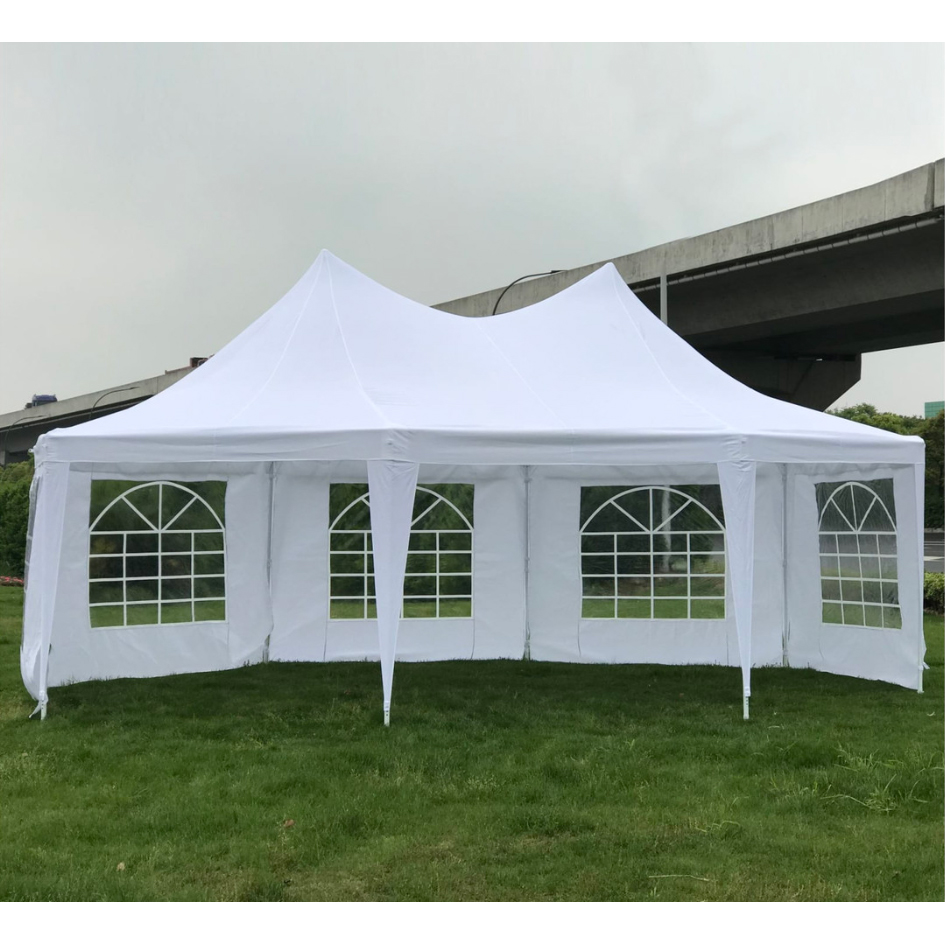 Partytält Green Land 5x6,8 m Octagon