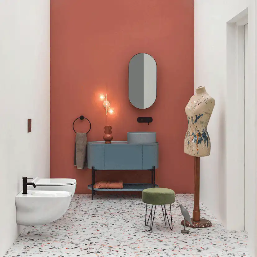 Tvättställ Lavabo Mate Slim 400 mm