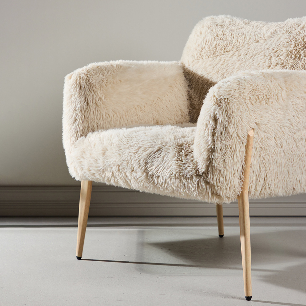 Fåtölj Venture Home Zenzi Konstpäls