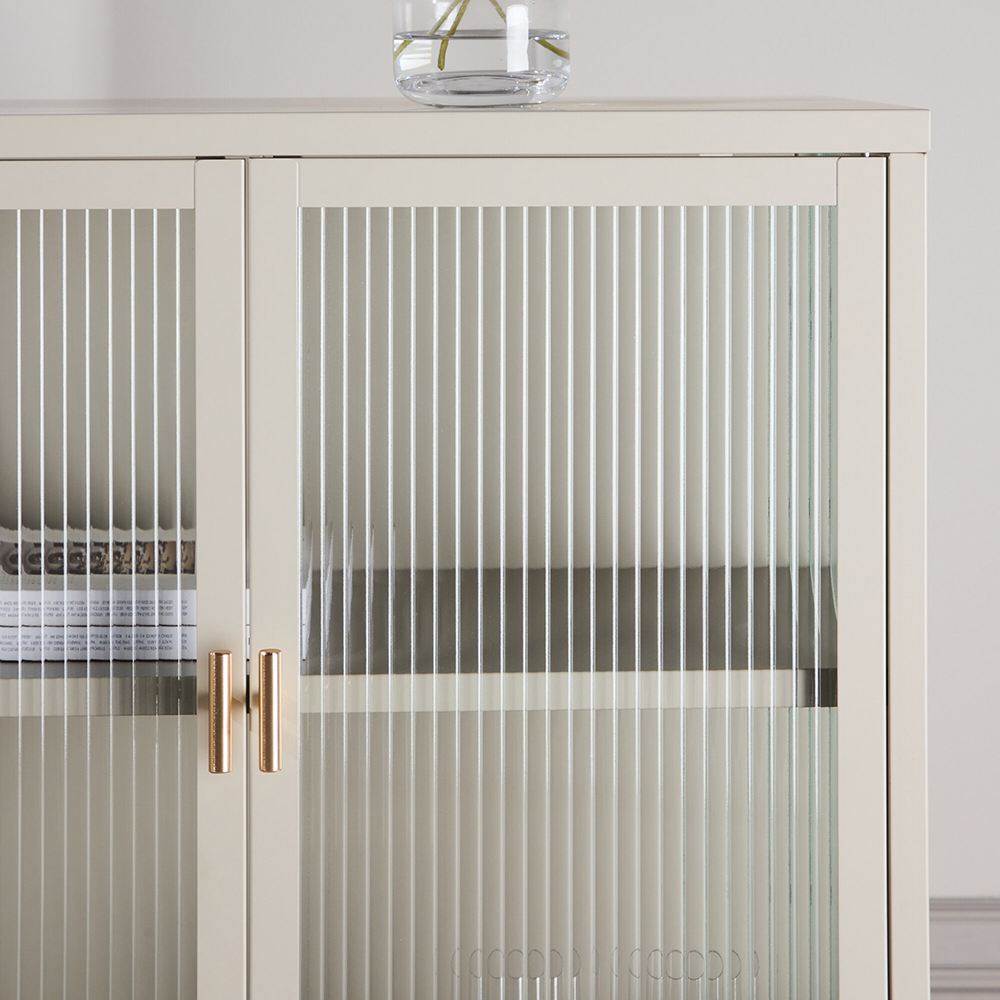 Skåp Venture Home Garis med Glasdörrar