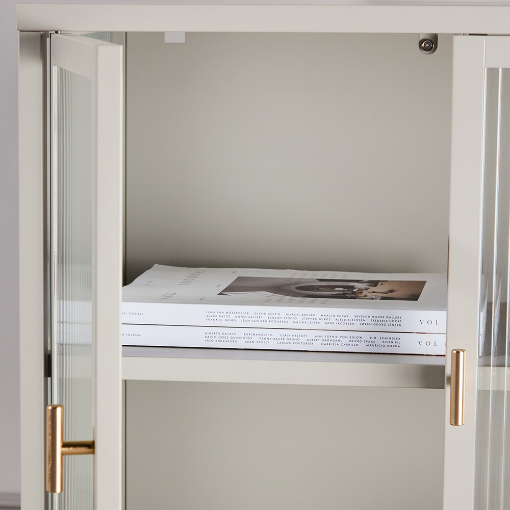 Skåp Venture Home Garis med Glasdörrar